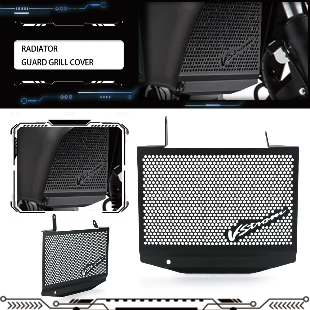 

2023 2022 For Suzuki V-strom 650/ Vstrom 650 DL650 ABS 2012-2023 Radiator Grille Guard Cover 2020 2019 2018 2017 2016 2015 2014