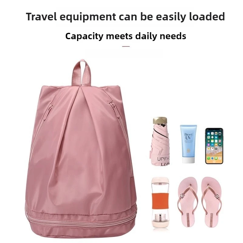 Wet Dry Separation Fitness Bag Swimming Bag Waterproof Travel Sport Bag Basketball Soccer Pouch Hiking Climbing Backpack
