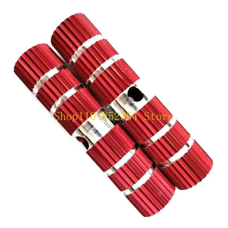 652F Aluminum Alloy Bike Pegs for Mountain Bike Cycling Rear Stunt Pegs Length 10cm