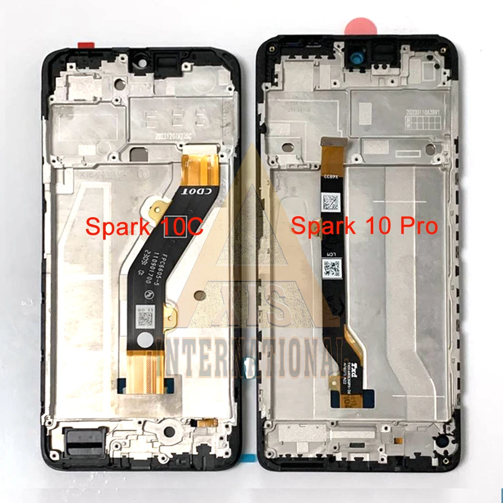 Tested For Infinix Tecno Camon 19 Neo 19 pro 4G 5G LCD Frame Display Screen Touch Digitizer For Tecno Spark 10 10C 10 Pro KI5k