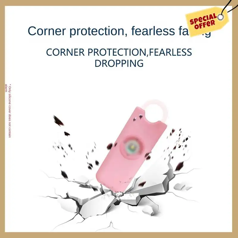 Подходит для сигнализации птицы, силиконовый защитный чехол, защитный чехол от падения, черный, простой в использовании