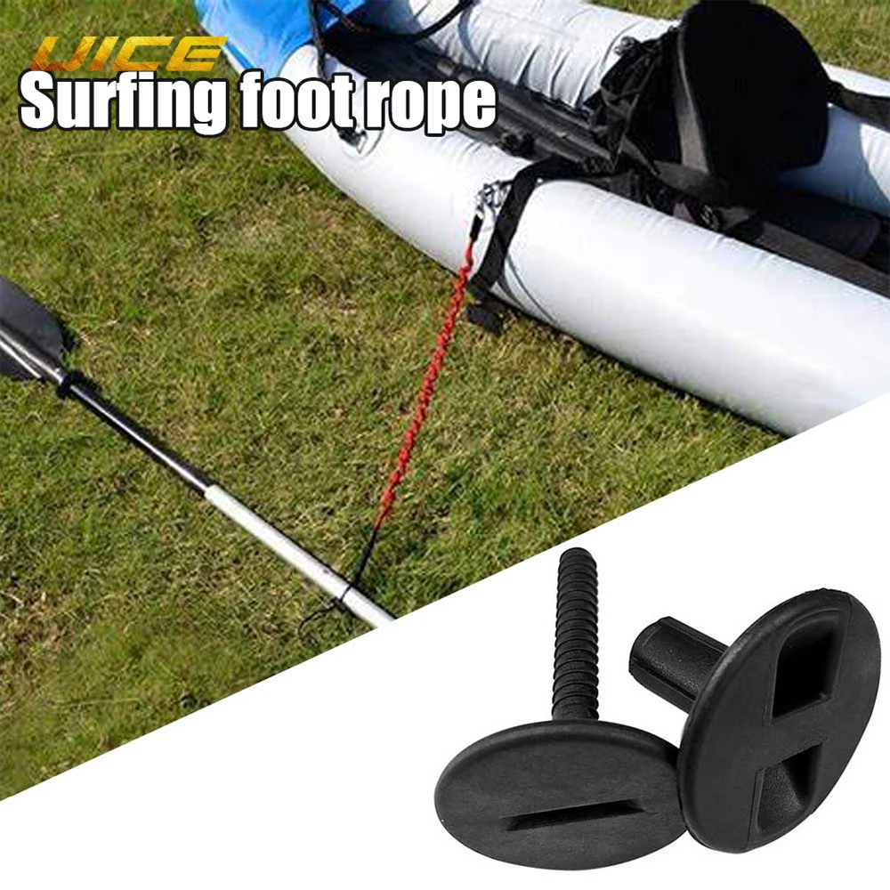 Surf Leash Plug Easy Install Practical Nylon Safety Foot Buckle For Soft Top Boards Surfboard Accessory