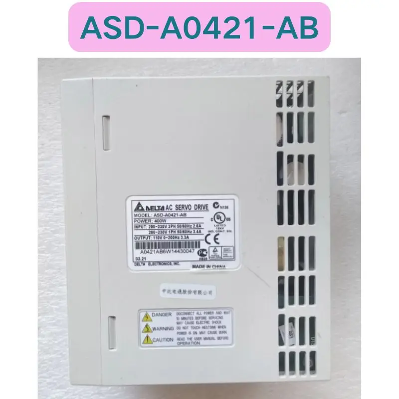 

Б/у сервопривод ASD-A0421-AB Функциональный тест ОК Быстрая доставка