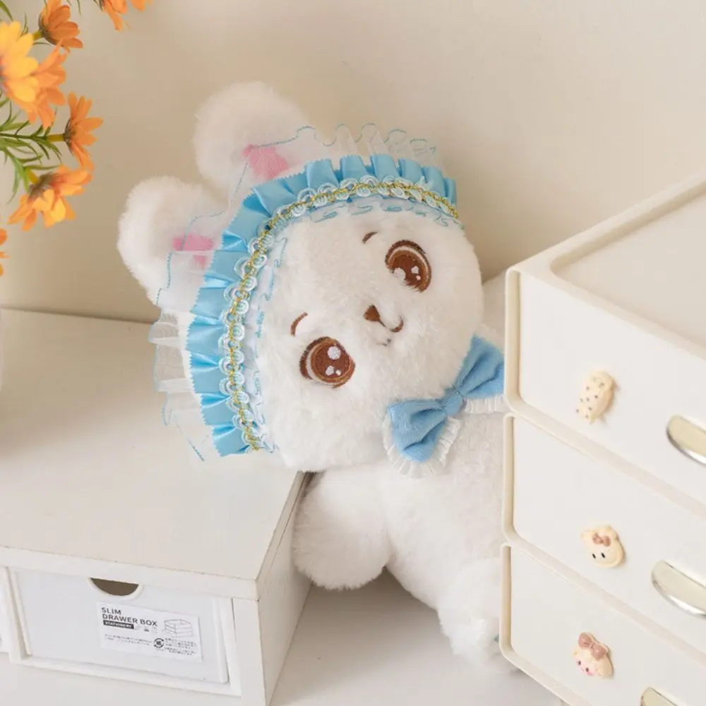 

PP Cotton Lolita Rabbit Plush Toy Fluffy Handmade Bunny Stuffed Doll Comfortable Interactive Stuffed Animal Fun Doll Home Decor