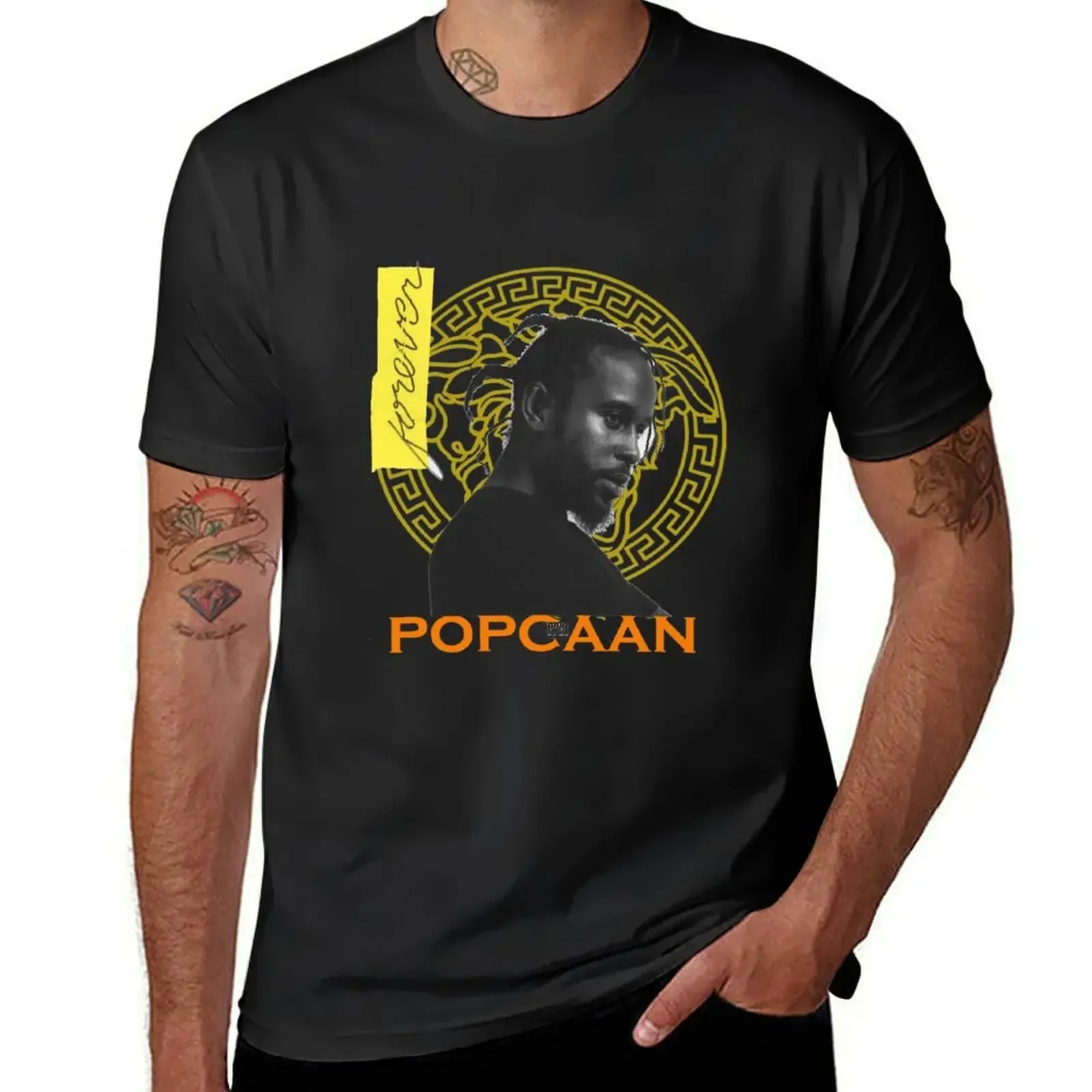 BLAZINGLIKA POPCAAN FOREVER T-Shirt customizeds animal prinfor boys mens graphic t-shirts big and tall