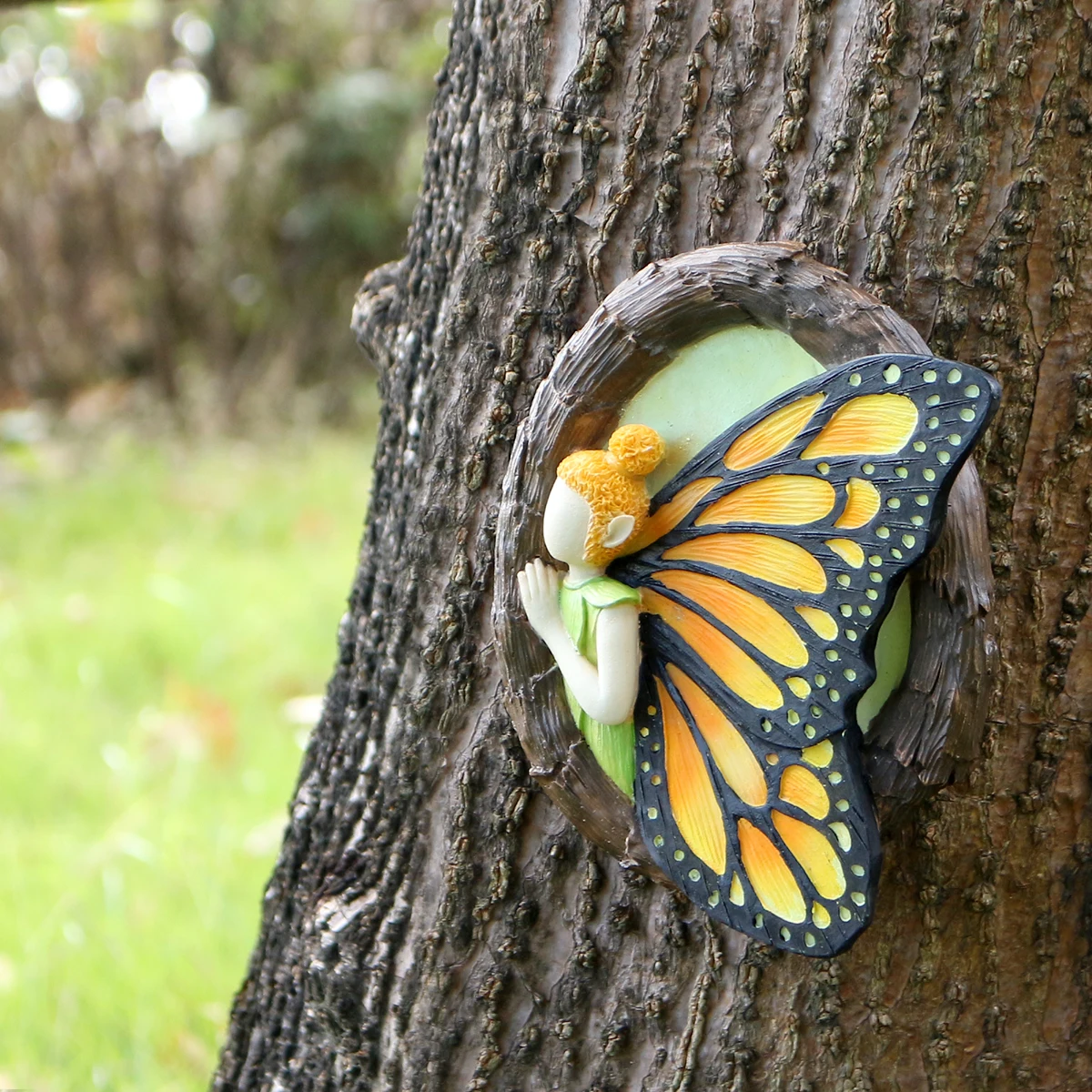 Butterfly Fairy Pendant, Glowing at Night, Made of Resin Material, Outdoor Garden Tree Pendant, Easter, Valentine's Day Gift