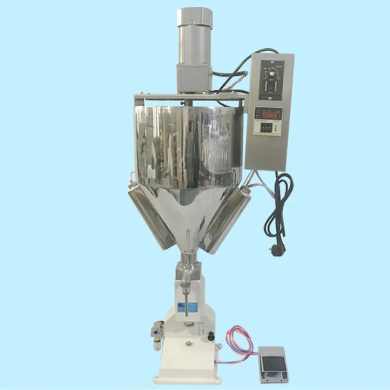 Model 50 Small Pneumatic Filling Machine Paste Liquid Dual-use Toothpaste Filling Machine