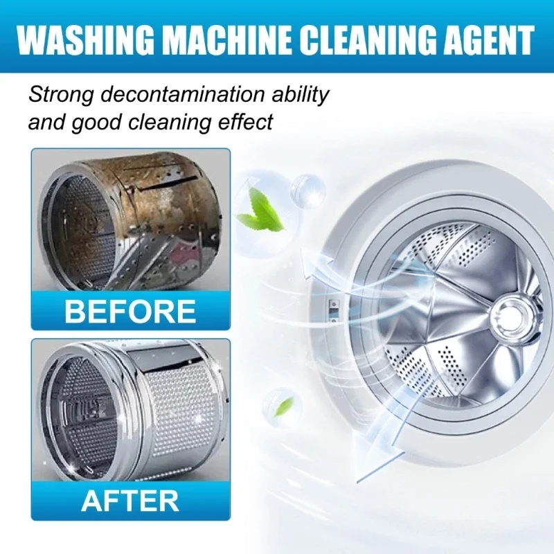 Advanced Washing Machine Cleaner, Removes Limescale and Detergent Build up, Long lasting Results 12PCS