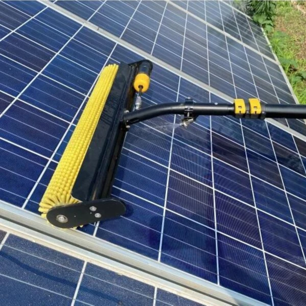 

PV cleaning with Pole Systems Remote Control Crawler Photovoltaic Cleaning Roller Brush