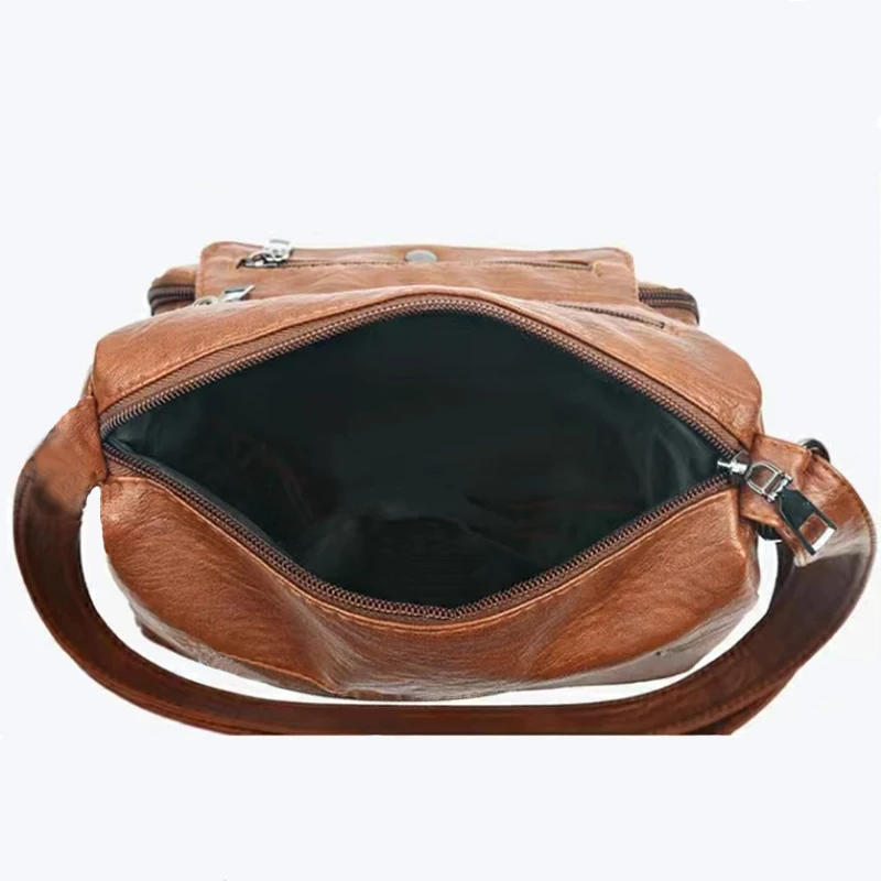 Bolsa retangular estilo neutro para homens e mulheres, bolsa crossbody com grande capacidade, bolsa de ombro única casual e moderna