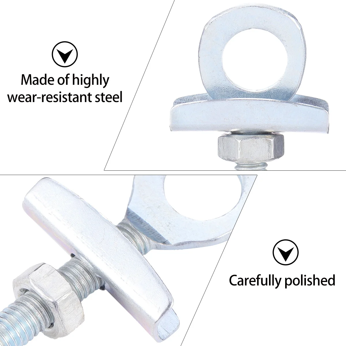 

20Pcs Chain Tensioner Adjustable Durable Bike Chain Adjuster Preventing Rear Wheel Slippage Cycling Accessories