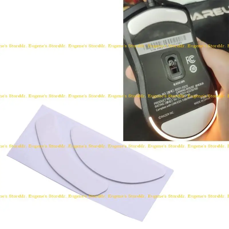 

D08B Mouse Skate Stickers Rounded Curved Edges Mouse Feet for Viper Mini Mouse