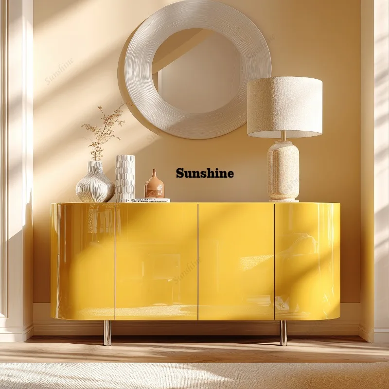 

Natural Wood Living Room Cabinets Korean Dustproof Nordic Narrow Living Room Cabinets Modern Meuble Rangement Furniture Home