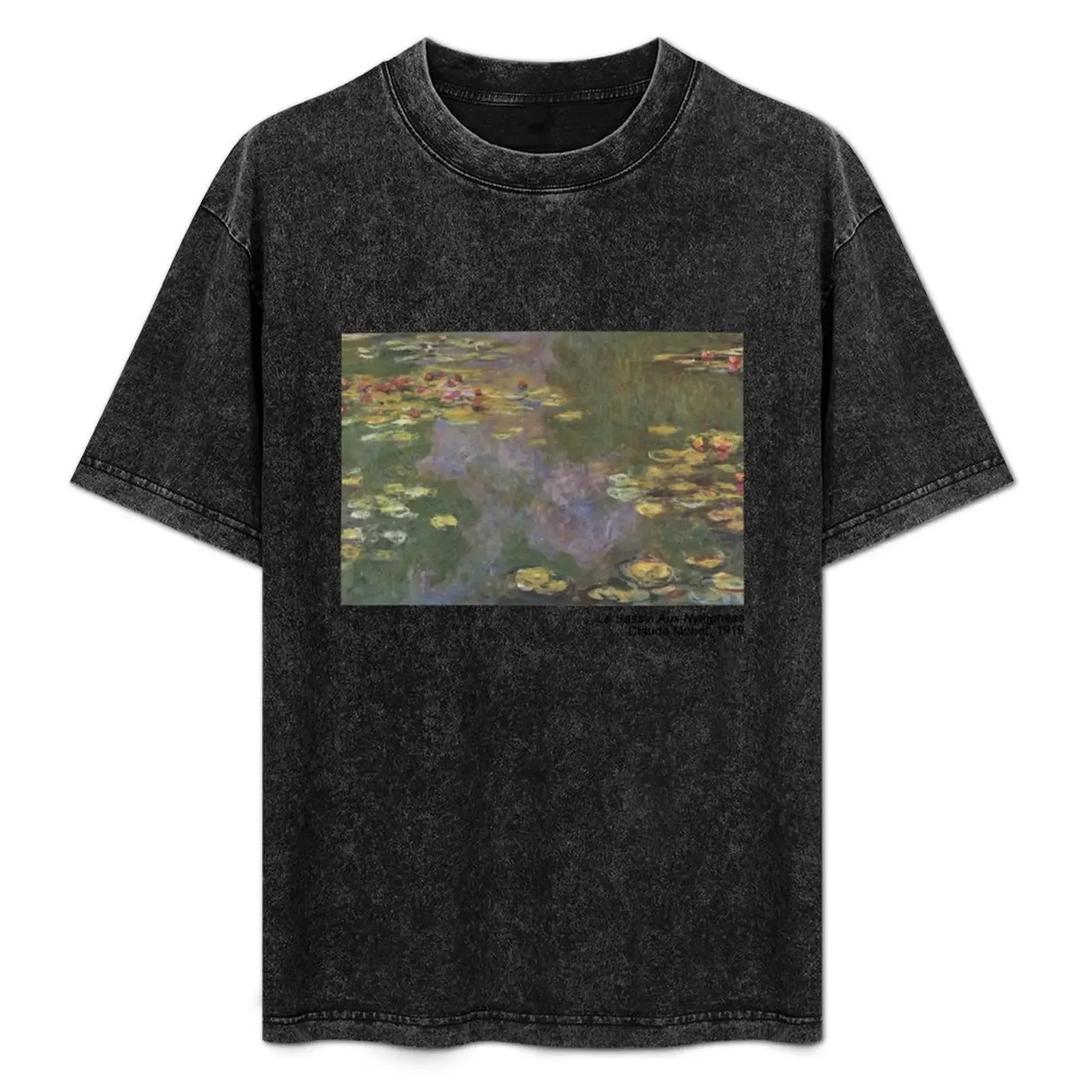 

Le Bassin Aux Nymphéas T-Shirt anime tshirt man t shirt summer t shirts cotton 100% man t shirt luxury T-Shirt
