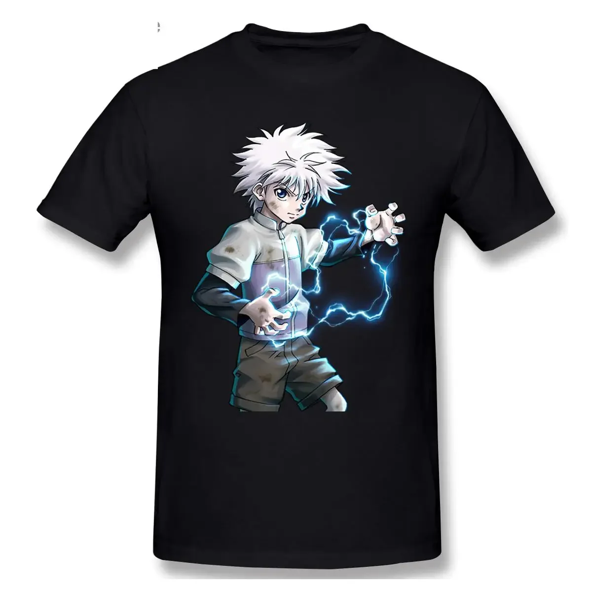 So Let's Look Into The Renders Of The Killua From Hunter X Hunter Short-sleeved T-shirt