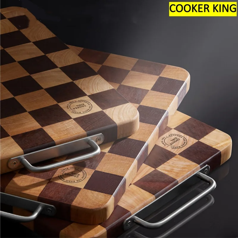 

Деревянная разделочная доска COOKER KING с ручкой, разделочная доска для кухонной резки пиццы, сыра и сервировочная доска