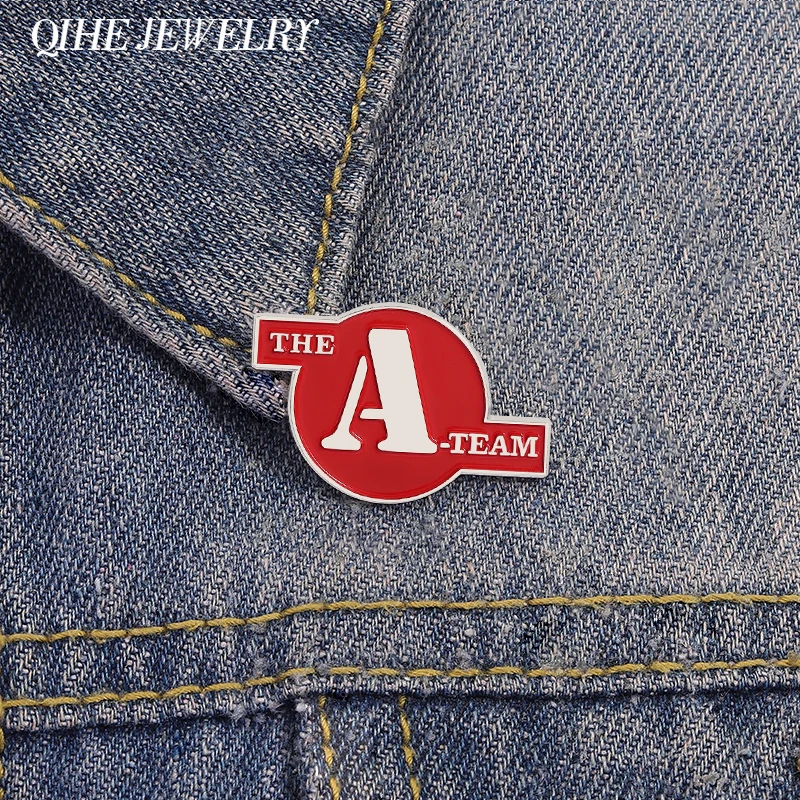 

The A-Team Logo Enamel Pins Adventure Action Movie Inspiration Collect Brooches Backpack Collar Lapel Badge Funny Jewelry Gifts