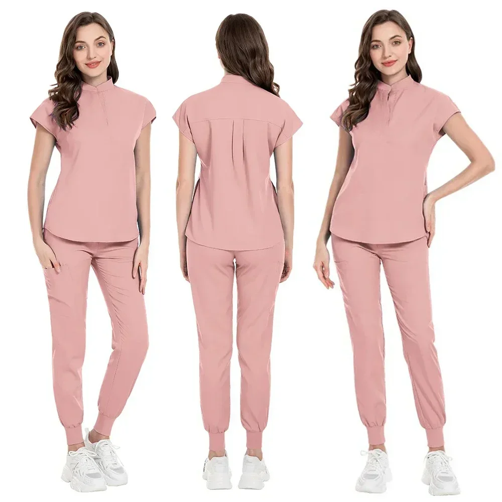 

Wholesale Jogger Suit Doctor Nurse Scrubs Set Hospital Medical Surgical Uniforms Multicolor Women Wear Scrub Suit Doctor Uniform