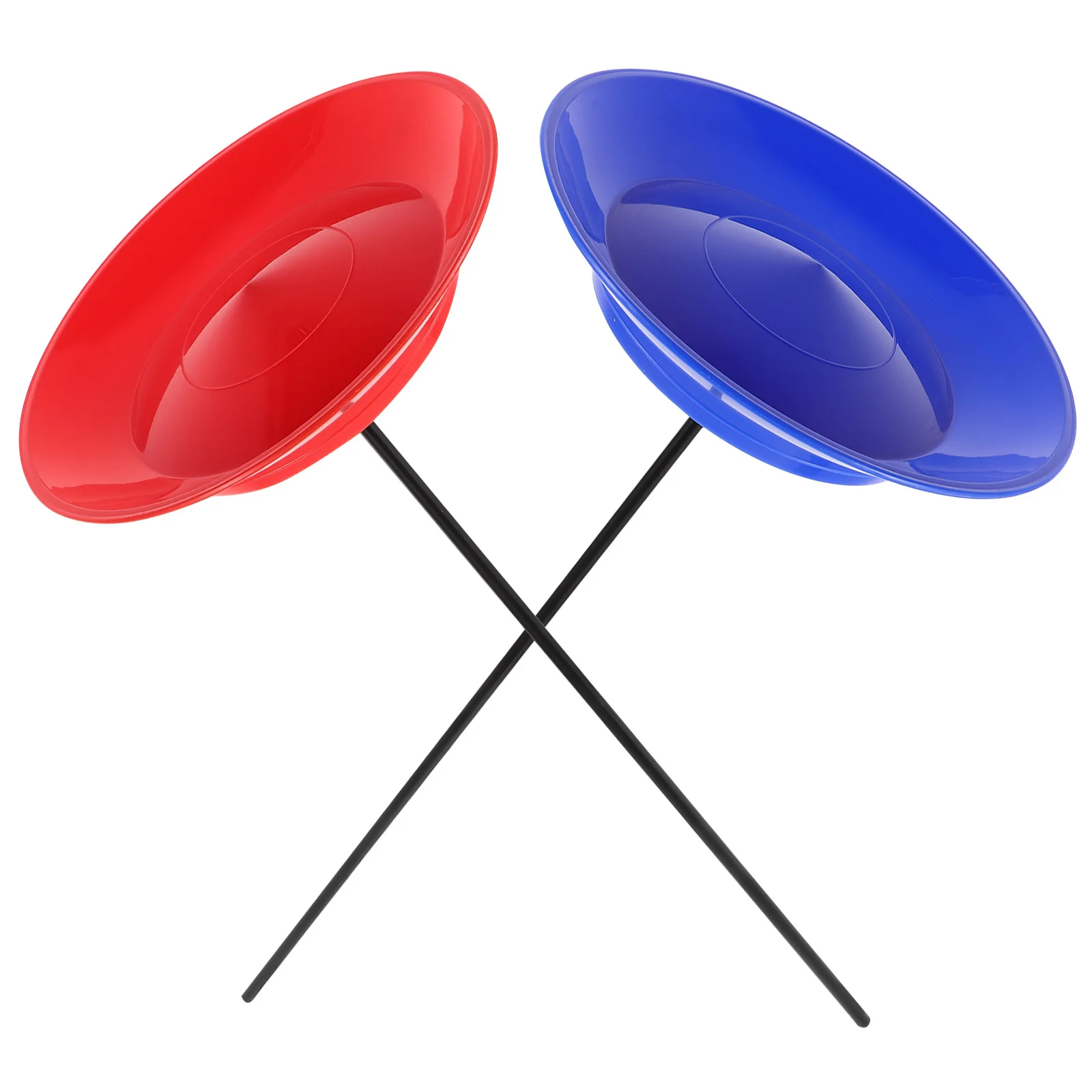 

2Sets Spinning Juggling Plates Multifunctional Circus Performance Props with Sticks for Beginners Colorful Balance Skill Game