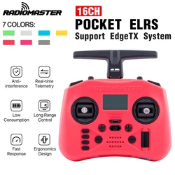 RadioMaster Pocket Crush Radio Controller Transmitter 2.4G 16CH ELRS RC Portable Built in LED Light Foldable Antenna for RC FPV