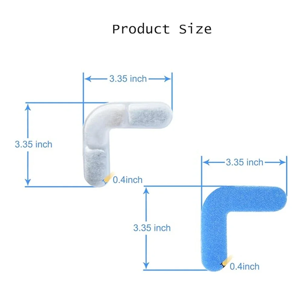 Ersatzfilter für Katzenwasserbrunnen, Katzenbrunnenfilter, Haustierwasserspenderfilter für 74OZ/2,2L quadratische Trinkbrunnen – Detail 4