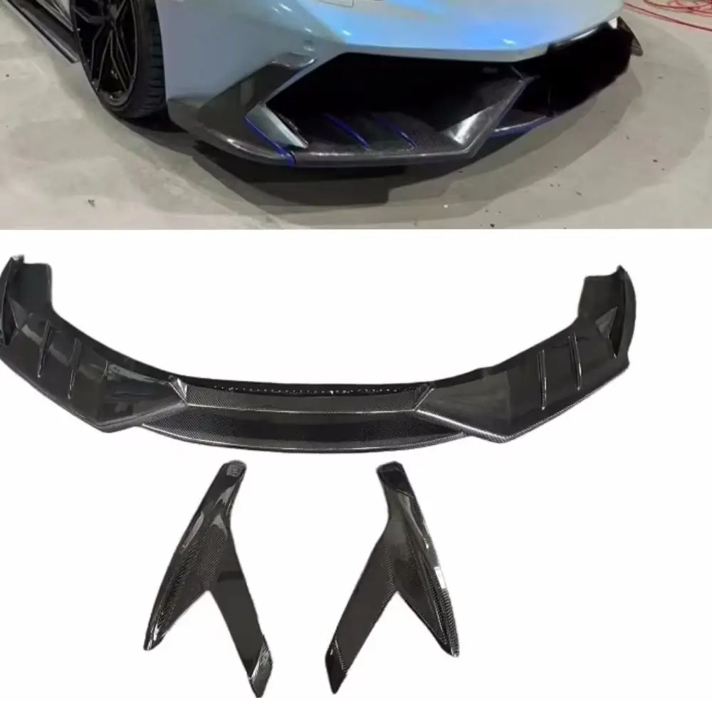 

Новый комплект кузова из углеродного волокна в стиле M для Lamborghini Huracan LP610, передняя губа и нижняя губа переднего бампера