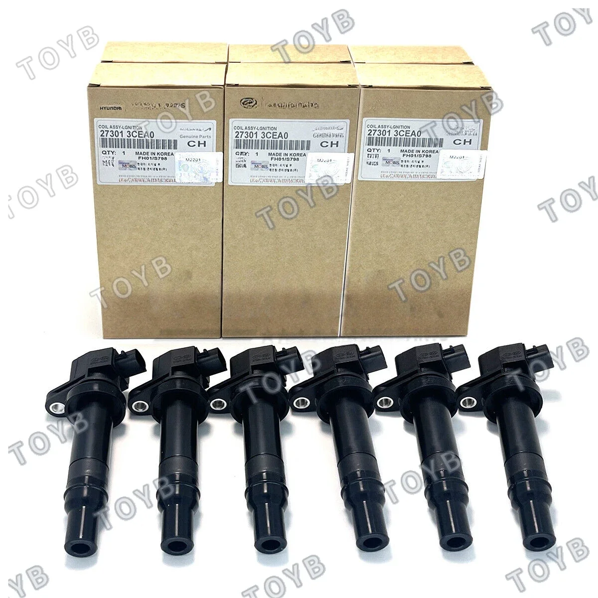 4pcs 273013CEA0 Engine Ignition Coil for Hyundai Azera 2011-2015 Sonata FOR KIA Cadenza Optima 27301-3CEA0