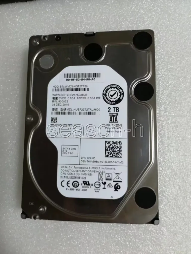

HUS722T2TALA600 2T SATA 7.2K 3.5' V9H6C 0V9H6C