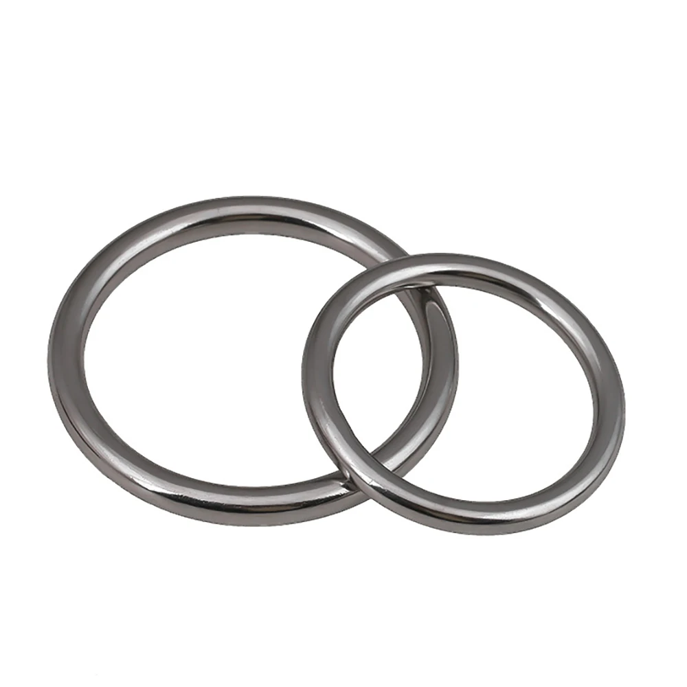 

304 Stainless Steel Seamless Circular Ring/O-Shaped Ring/Solid Seamless Steel Ring/Hammock Yoga Connection Steel Ring/M3-M16