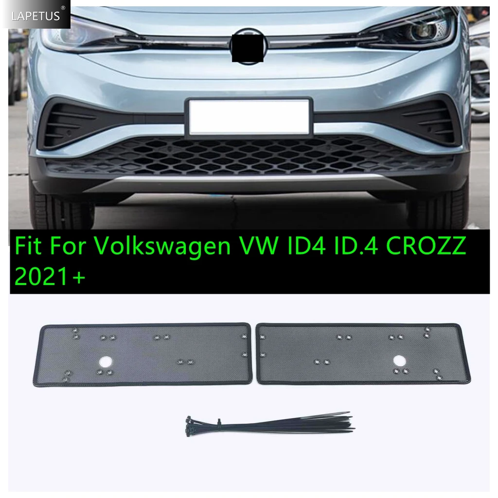 

Metal Auto Front Insect Screen Insert Net Grille Mesh Protective Cover Accessories For Volkswagen VW ID4 ID.4 CROZZ 2021 2022