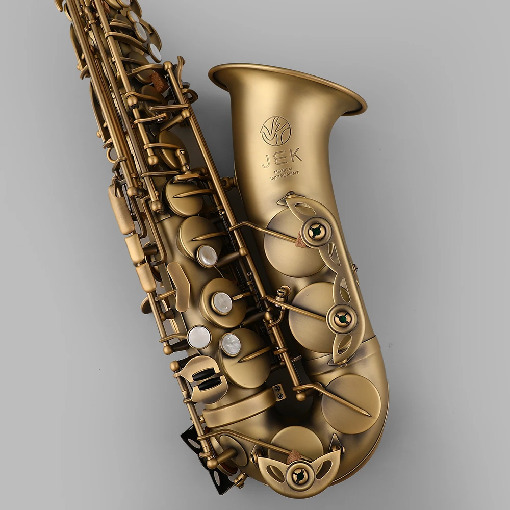 JEK G1  Eb Alto Saxophone Antique paint finish Vintage paint finish Taiwan, China Beginner Grade Examination Major.