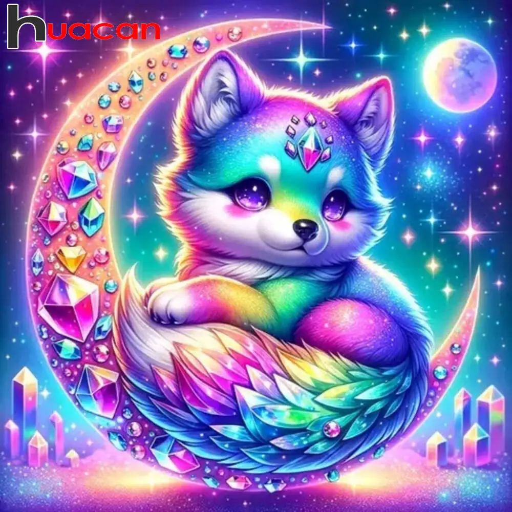 Huacan 2025, neue Kollektion, Diamant-Gemälde, Delphin, Himmel, Diamant-Stickerei, Meer, Sonnenuntergang, Mosaik, Kunst, Dekoration, Gemälde