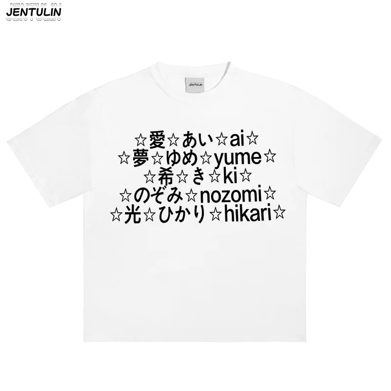 Gothic Harajuku Subculture Graphic Short Sleeved T-shirt Fashionable Men Y2K Clothing Summer Comfortable Breathable Men T-shirt