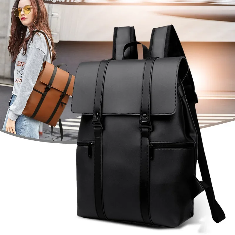 Trend Fashion Men's Backpack Large Capacity Outdoor Waterproof Travel Bag High-quality Retro Student Laptop Bag Mochila Notebook