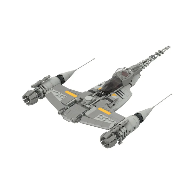 BuildMOC Building Block Toy N1 Starfighter Space Fighter Model