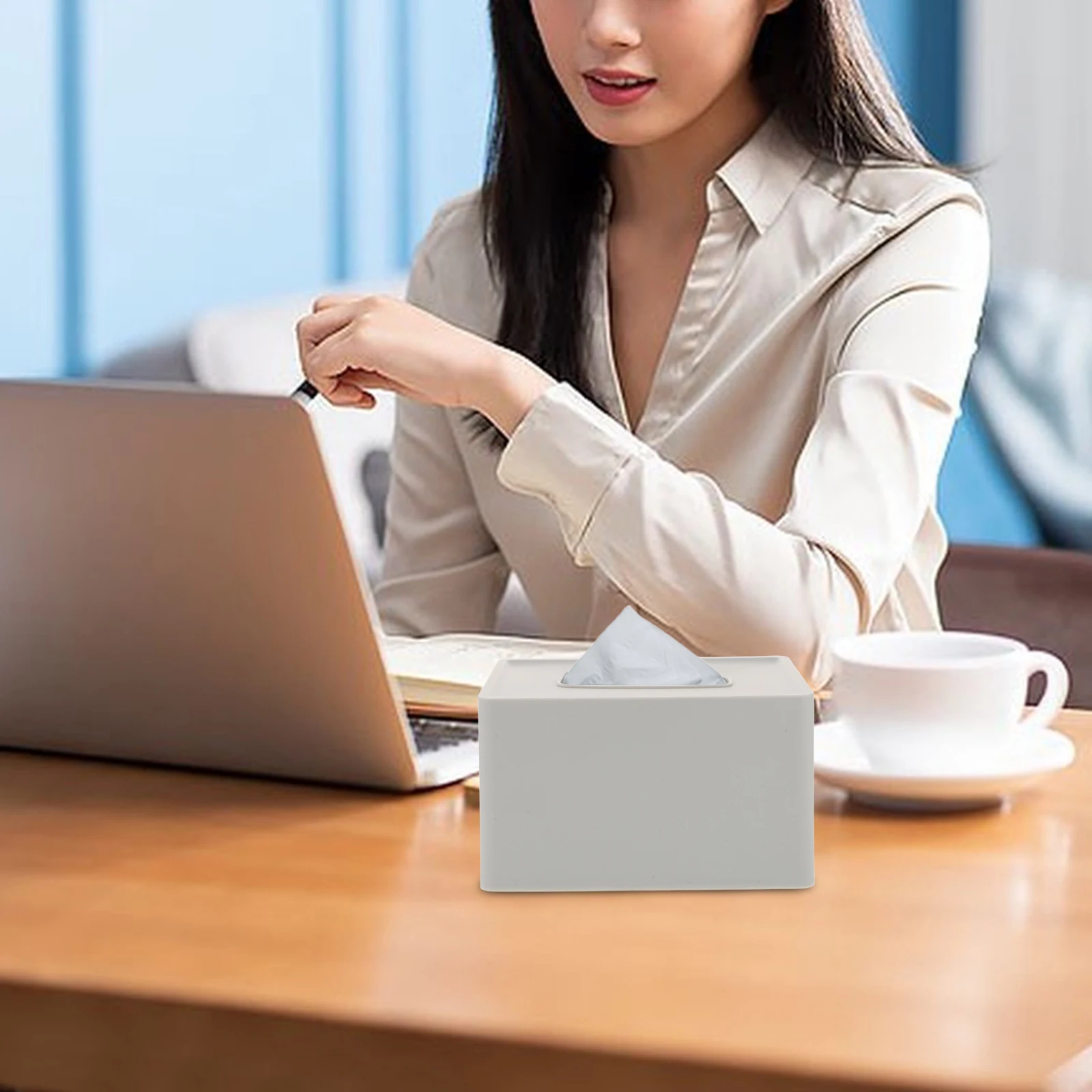 

Tissue Box Storage Dispenser Holder Case Napkin Paper Creative Boxes Pp Container