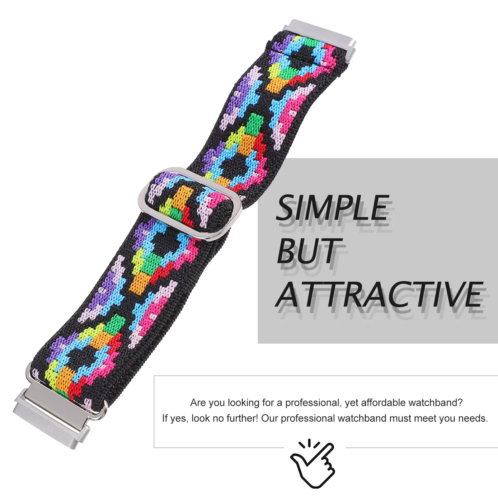 

Nylon Watch B Replacement Wristb Bracelet Watchstrap Straps High Quality Smooth Material Durable Comfortable Stylish Sports