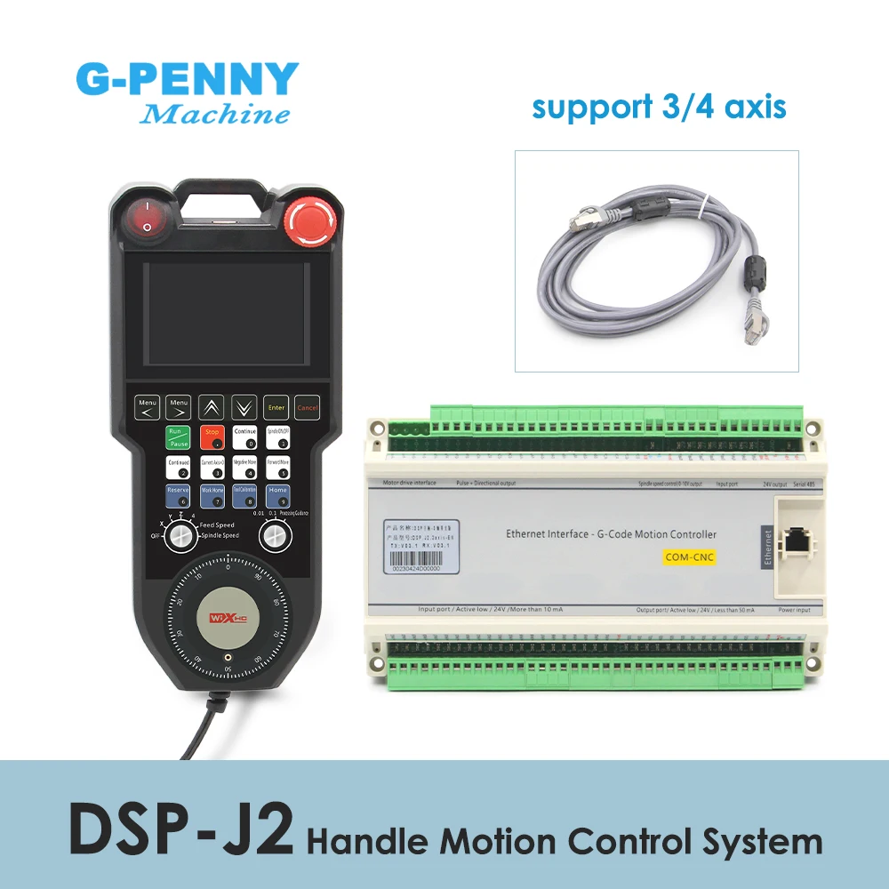 

G-Penny XHC DSP-J2 CNC Offline Controller 3/4 axis Motion Controller Instead of DSP A11 / A18 Control System English Version