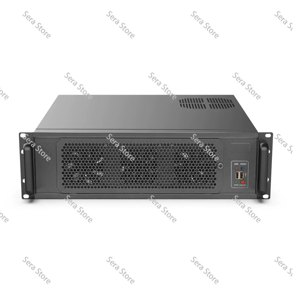 3U 390MM Industrial Control Server Chassis Multi Hard Disk Optical Drive Full Height Graphics Card MATX Main Board NAS