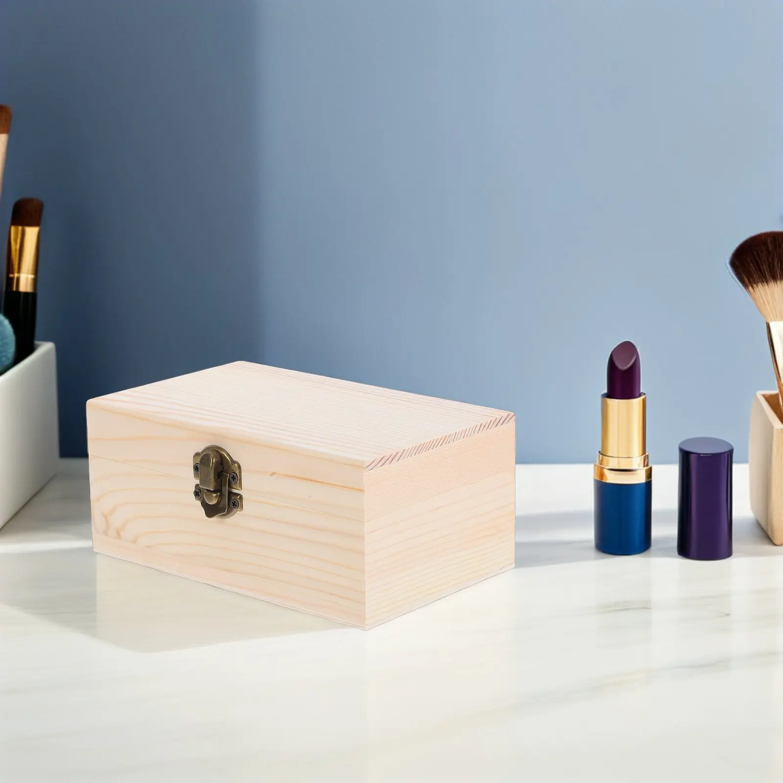 

3Pcs Wood Jewelry Box Elegant Natural Grain Wooden Keepsake Storage Box for Jewelry Organizing Gift Idea Birthday Holiday Home