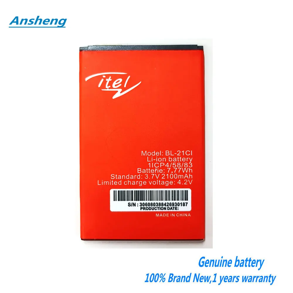 

NEW Original 3.8V 2150mAh BL-21CI Battery For ITEL A33 W5001 W5001P Mobile Phone