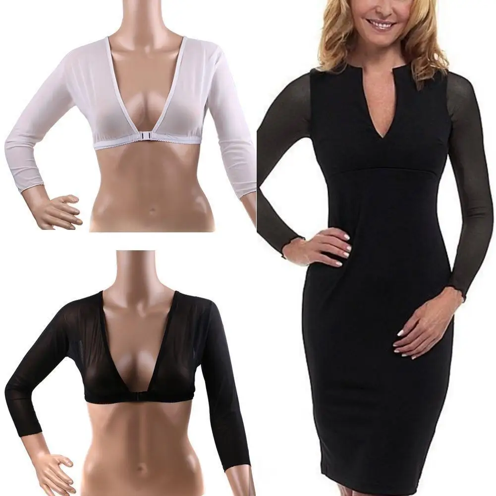 Megical Arm Sleeve Shapewear Sexy Crop Tops Slimming Control Arm Trainer Body Shaper Plus Size Seamless Women Shapers