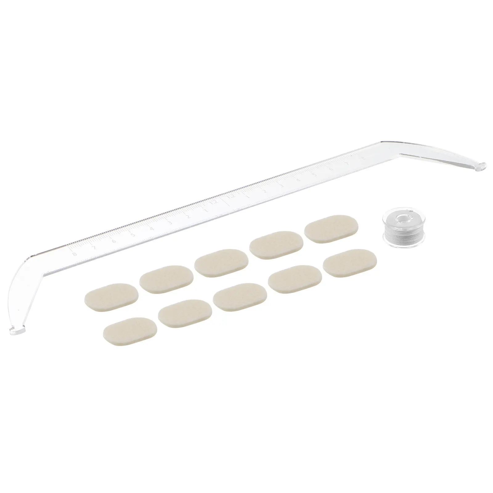 

Набор акриловых прозрачных линеек для точного позиционирования бровей, трафарет для формирования бровей, инструмент для татуажа и макияжа