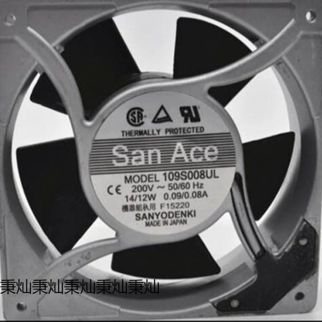 

AA+1pcs for SANYO 109S008UL 200V~50/60 Hz 14/12W 0.09/0.08A 12CM 12038 AC cooling fan