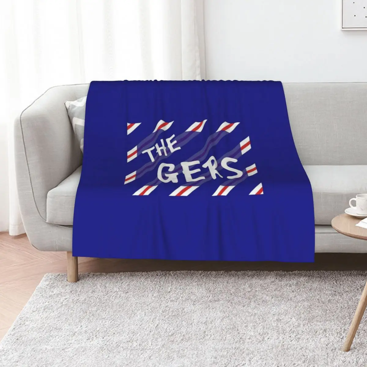 Glasgow Gers Watp Throw Blanket For Decorative Sofa valentine gift ideas Soft Plaid Weighted Shaggy halloween Blankets
