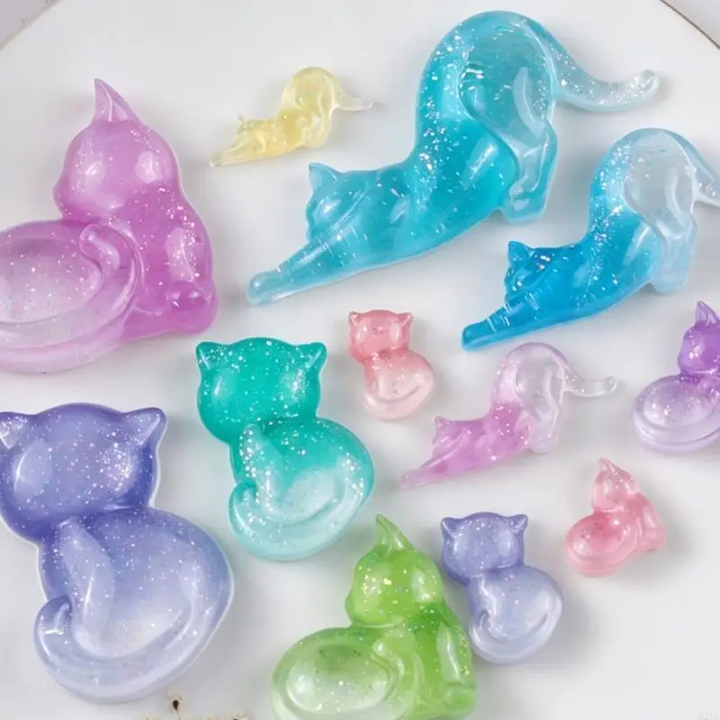 2026 New 3D Kitten Shaped Silicone Mold For Epoxy Resin Art And DIY Projects