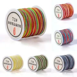Nylon Cord Thread Chinese Knot Macrame Cord Bracelet Braided String DIY Tassels Beading Shamballa Thread 10meters 0.8mm