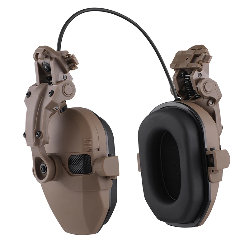 Imagem -02 - Arm Próximo-anti-noise Protetora Versão Capacete Tactical Electronic Shooting Headphone Nrr23db Caça