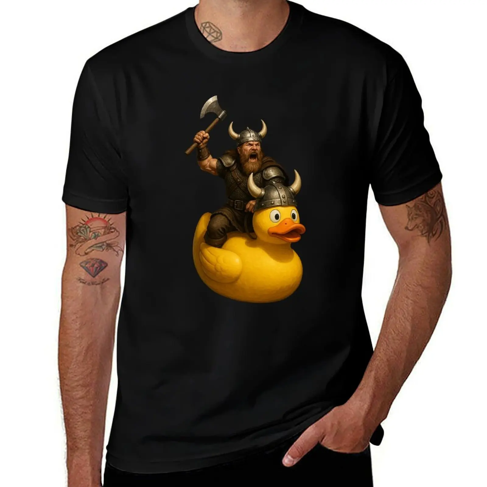 

Viking Rubber Duck Battle Meme, Funny Warrior Norse Ride T-Shirt tshirts personalised anime figures mens big and tall t shirts