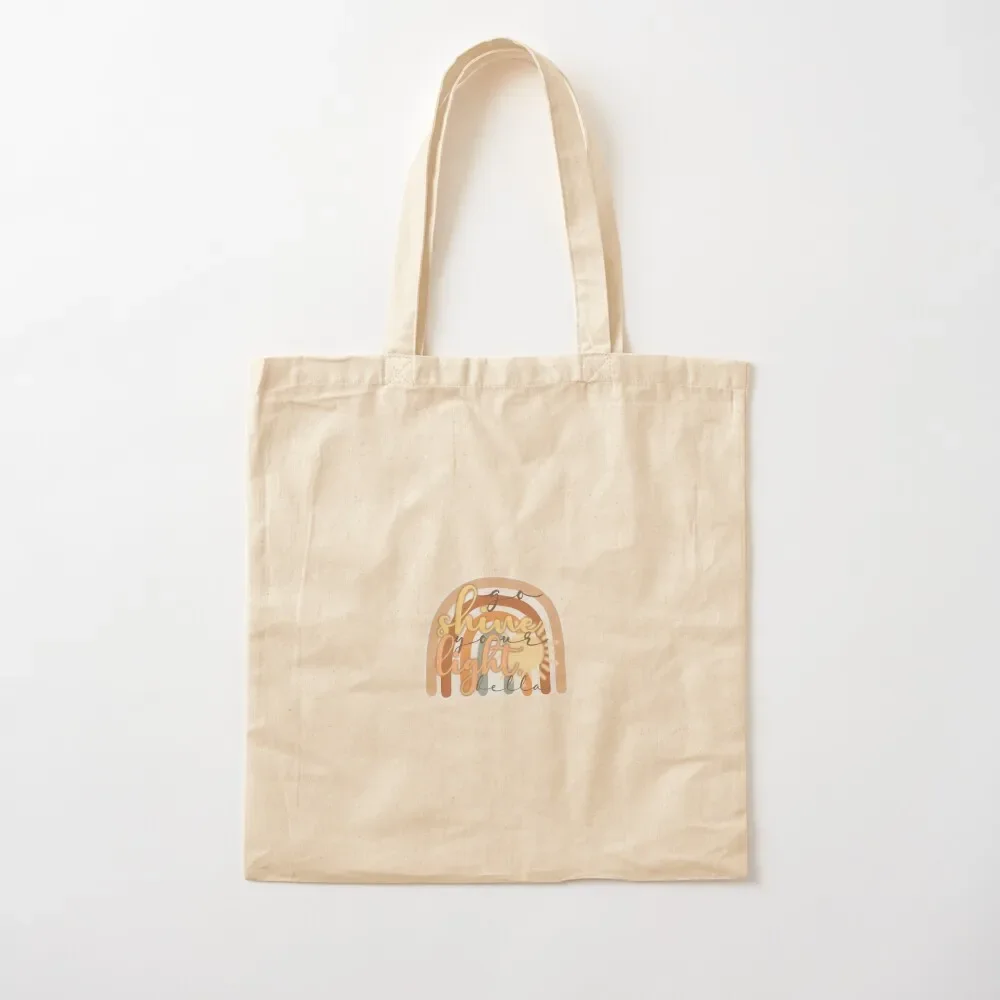 

Carina DeLuca 'Go Shine Your Light Bella' Tote Bag ecological bags the tote bag Tote Bag